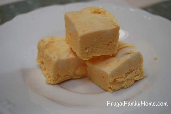 Creamsicle Fudge Recipe (Frugal Family Home)