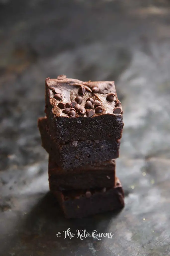 Low-Carb Keto Fudgy Double Chocolate Brownies