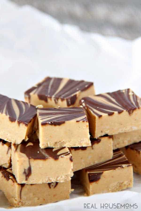 Tiger Butter Fudge by Real House Moms