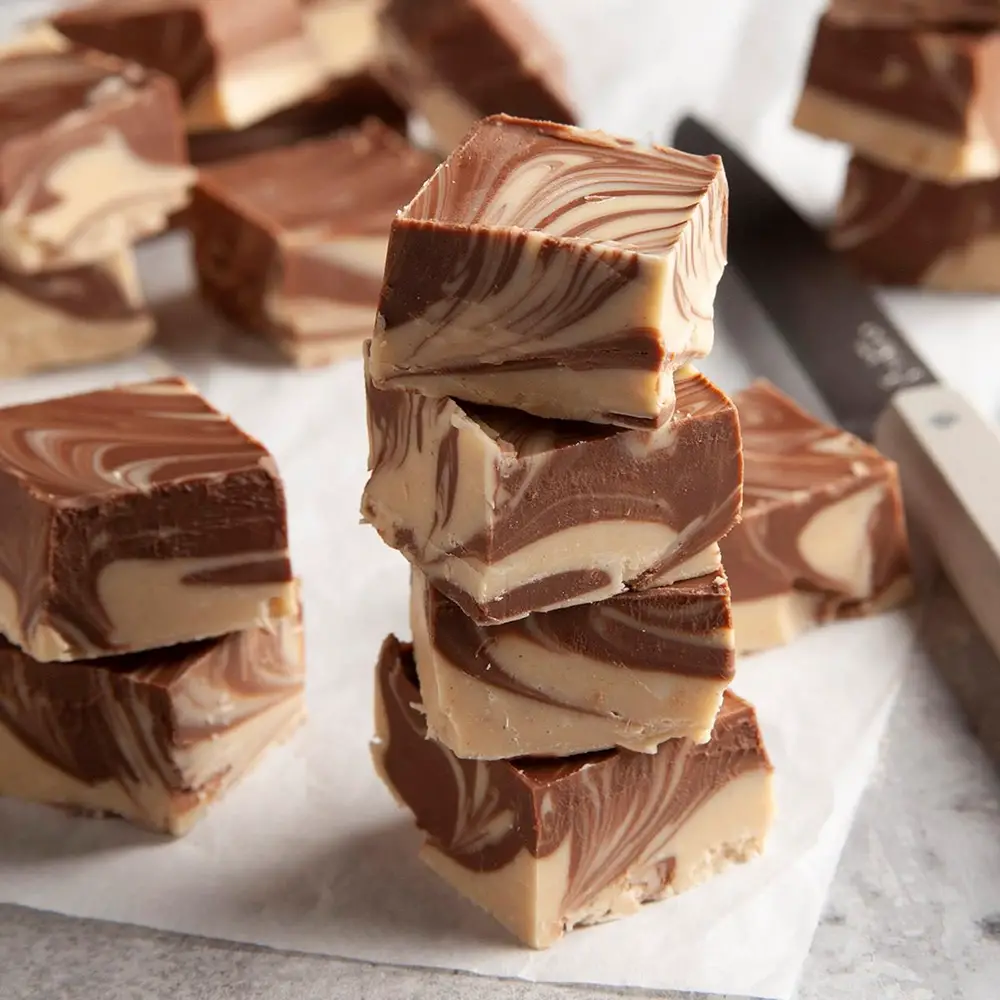 Tiger Butter Fudge by Taste of Home