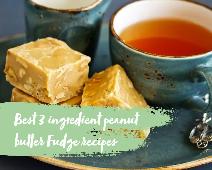 best 3 ingredient peanut butter fudge recipes
