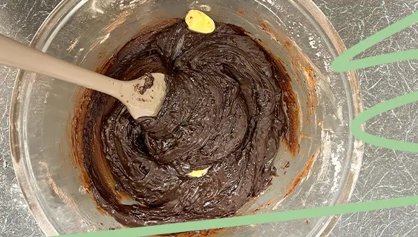 add optional ingredients to cocoa powder fudge mixture