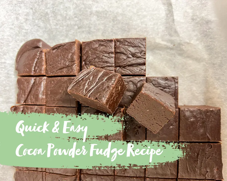 quick and easy cocoa powder fudge recipe