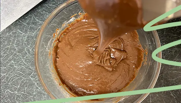 mix chocolate fudge mixture