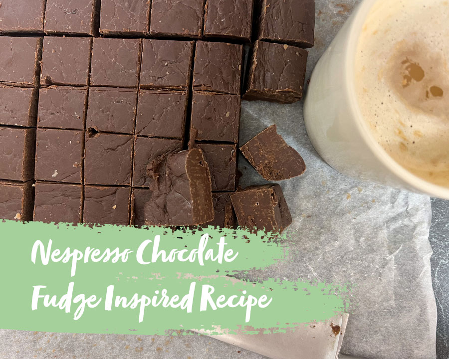 nespresso choclate fudge inspired recipe