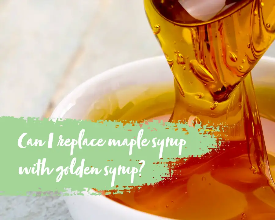 Can I replace maple syrup with golden syrup?